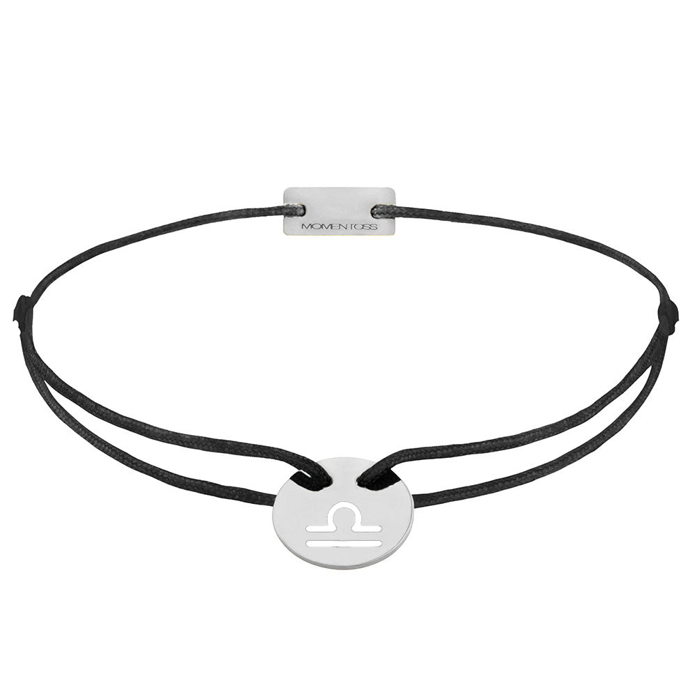 Sternzeichen Waage Armband Silber rhodiniert